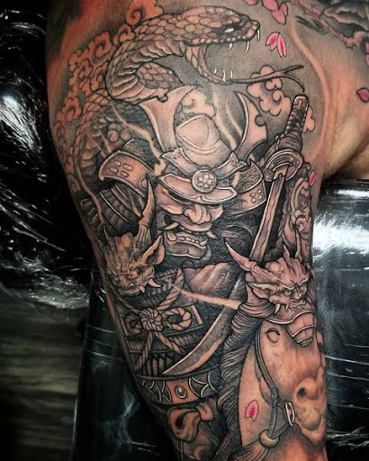 Explore rose sleeve tattoo ideas, creative tattoo ideas in Anchorage, available at SDITATTOO, LLC