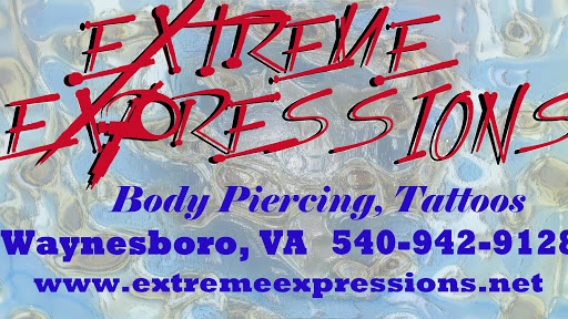 Extreme Expressions Piercings & Tattoos, 147 N Wayne Ave, Waynesboro, VA 22980, USA, 