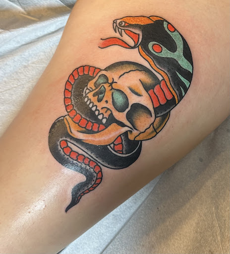 Explore mario name tattoo ideas, creative tattoo ideas in Bonney Lake, available at Ink City Tattoo