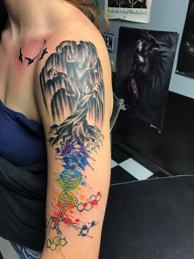 Explore gothic tattoo ideas, creative tattoo ideas in Nampa, available at Temptation Tattoo & Body Piercing