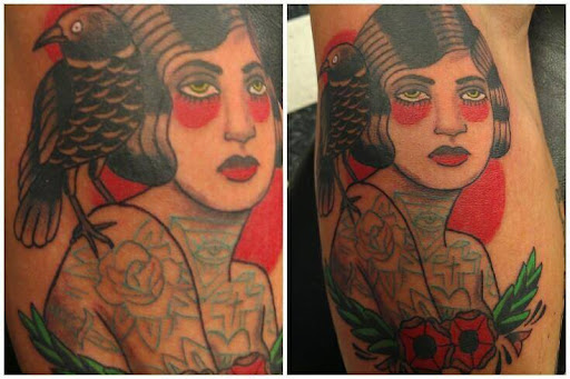 Explore apache tattoo ideas, creative tattoo ideas in Wooster, available at Iron Rose Tattoo Company