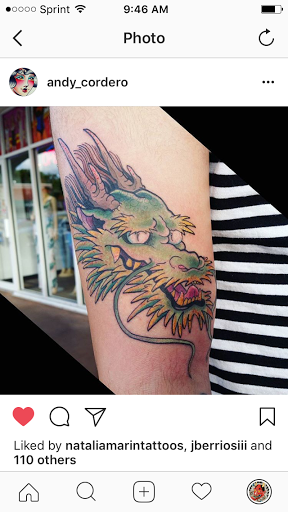 Explore rick and morty tattoo ideas, creative tattoo ideas in Miami, available at Sunset Tattoo Parlour