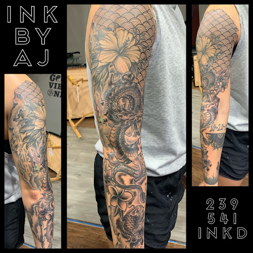 Explore palm size tattoo ideas, creative tattoo ideas in Cape Coral, available at UNRIVALED INK