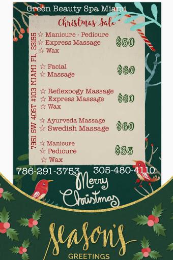 Spa «Green Beauty Spa Inc», reviews and photos, 7181 SW 42nd Terrace, Miami, FL 33155, USA