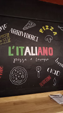 Menu du Ristaurante L´Italiano auf dem Campingplatz Opa Schuler à Palzem