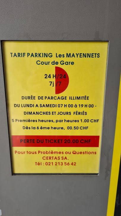 Parking Les Mayennets