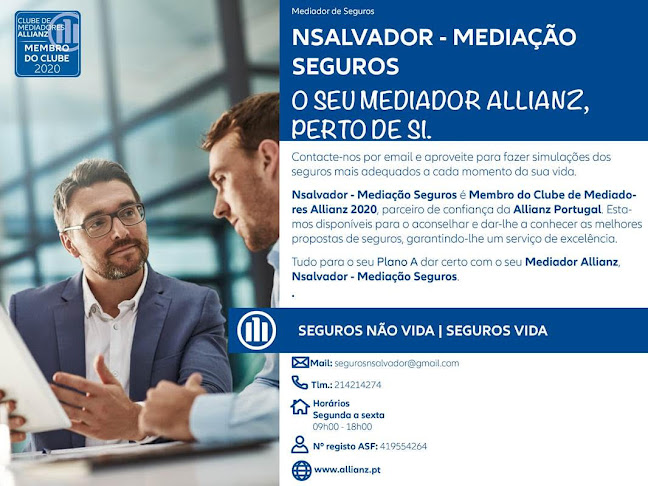 Avaliações doNuno Salvador - Mediador de Seguros em Cascais - Agência de seguros