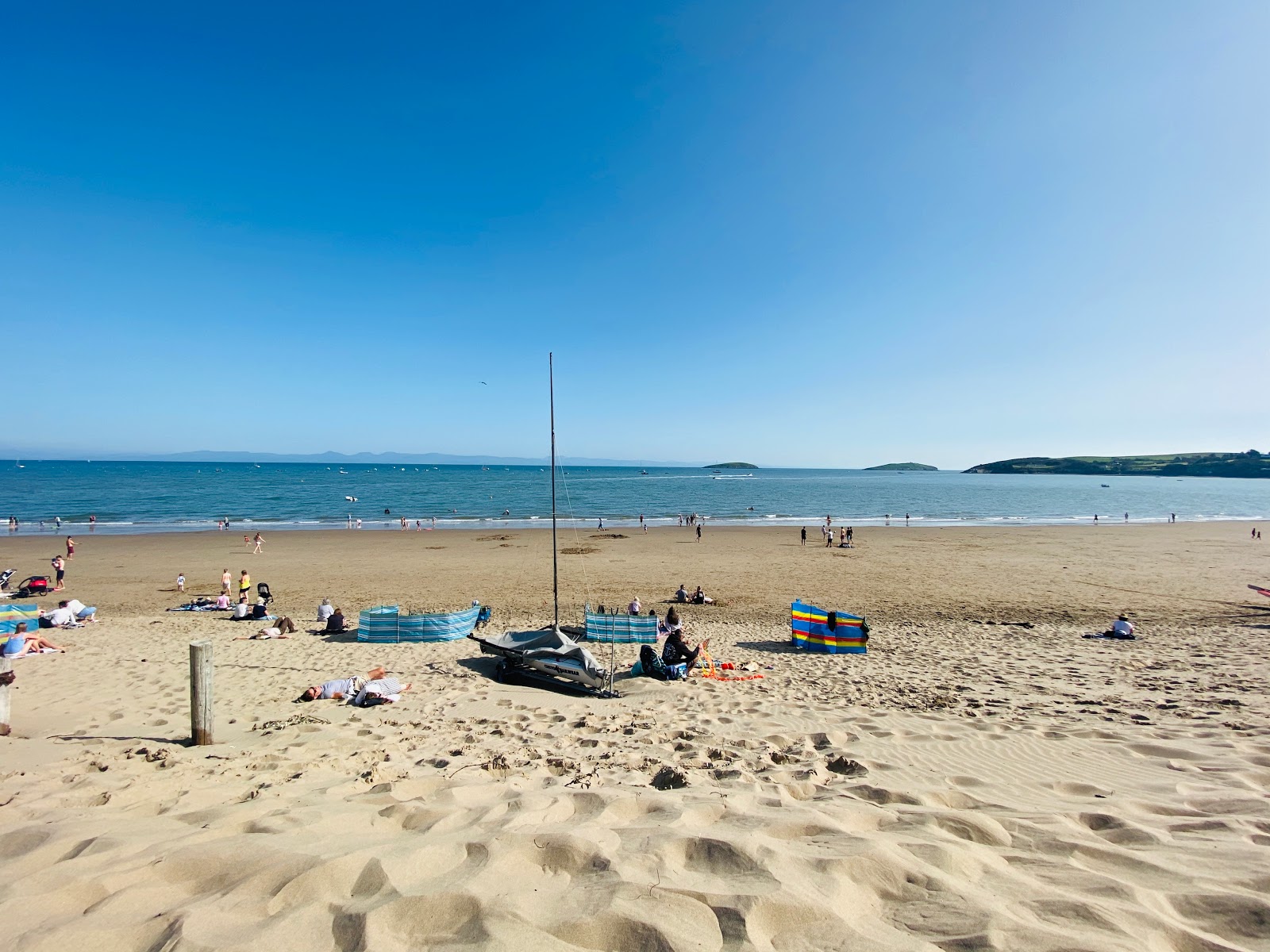 Zdjęcie Abersoch beach z proste i długie
