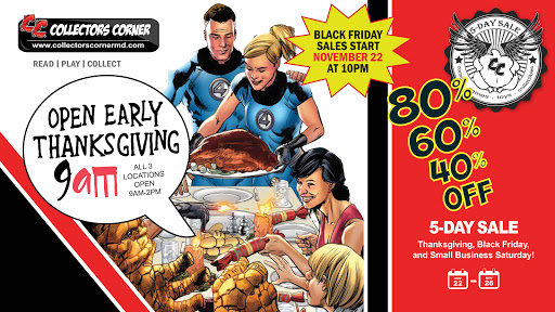 Comic Book Store «Collectors Corner - Baltimore», reviews and photos, 403 N Charles St, Baltimore, MD 21201, USA