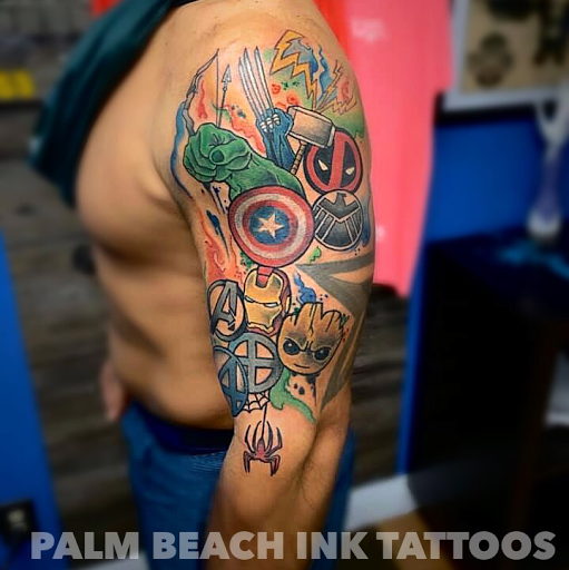 Tattoo Shop «Palm Beach Ink Tattoos and Body Piercings», reviews and photos, 3095 S Military Trail, Lake Worth, FL 33463, USA