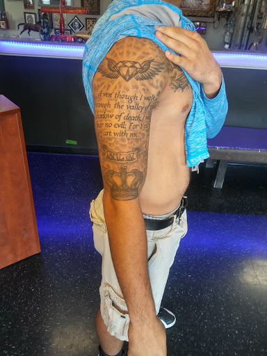 Explore clover tattoo ideas, creative tattoo ideas in Dekalb, available at Proton Tattoo