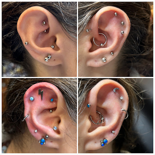 Explore saint tattoo ideas, creative tattoo ideas in Dubuque, available at Julia Frank Piercing