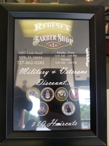 Barber Shop «Regency Barber Shop», reviews and photos, 9207 Little Rd, New Port Richey, FL 34654, USA