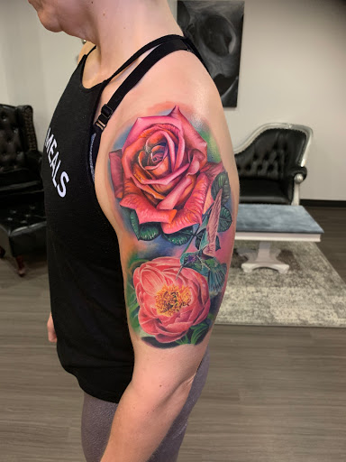 Explore virgin mary tattoo ideas, creative tattoo ideas in Spokane, available at Anchored Art Tattoo