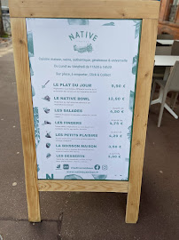 Menu / carte de Native Canteen à Toulouse