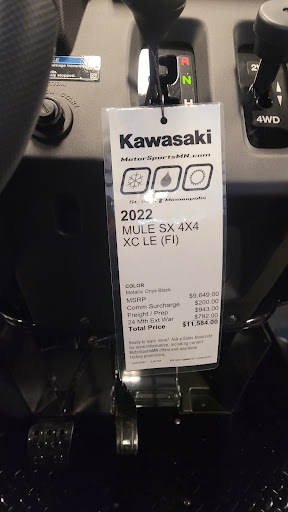 Yamaha Motorcycle Dealer «St. Boni Motor Sports», reviews and photos, 4120 Steiner St, St Bonifacius, MN 55375, USA