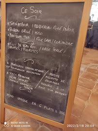 Carte du Restaurant Carabasse à Beaulieu