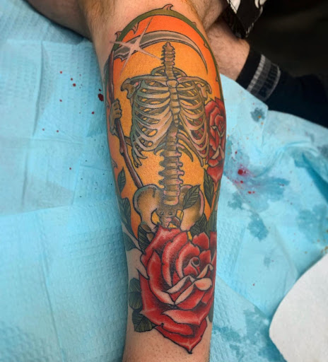 Explore true north tattoo ideas, creative tattoo ideas in Chaffee, available at Old Gold Tattoo