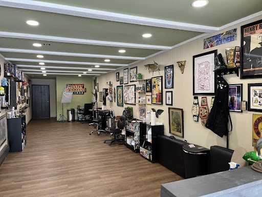 Find best friend tattoo idea for your next unique tattoo in Homer at Mostly Harmless Tattoo Studio