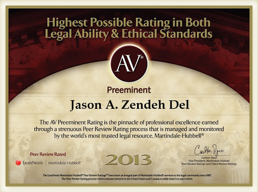 Criminal Justice Attorney «The Zendeh Del Law Firm, PLLC», reviews and photos