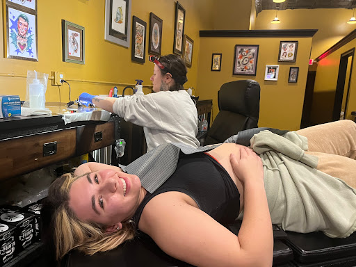 Explore lady ankle tattoo ideas, creative tattoo ideas in Cambridge, available at Cloak and Candle Tattoo