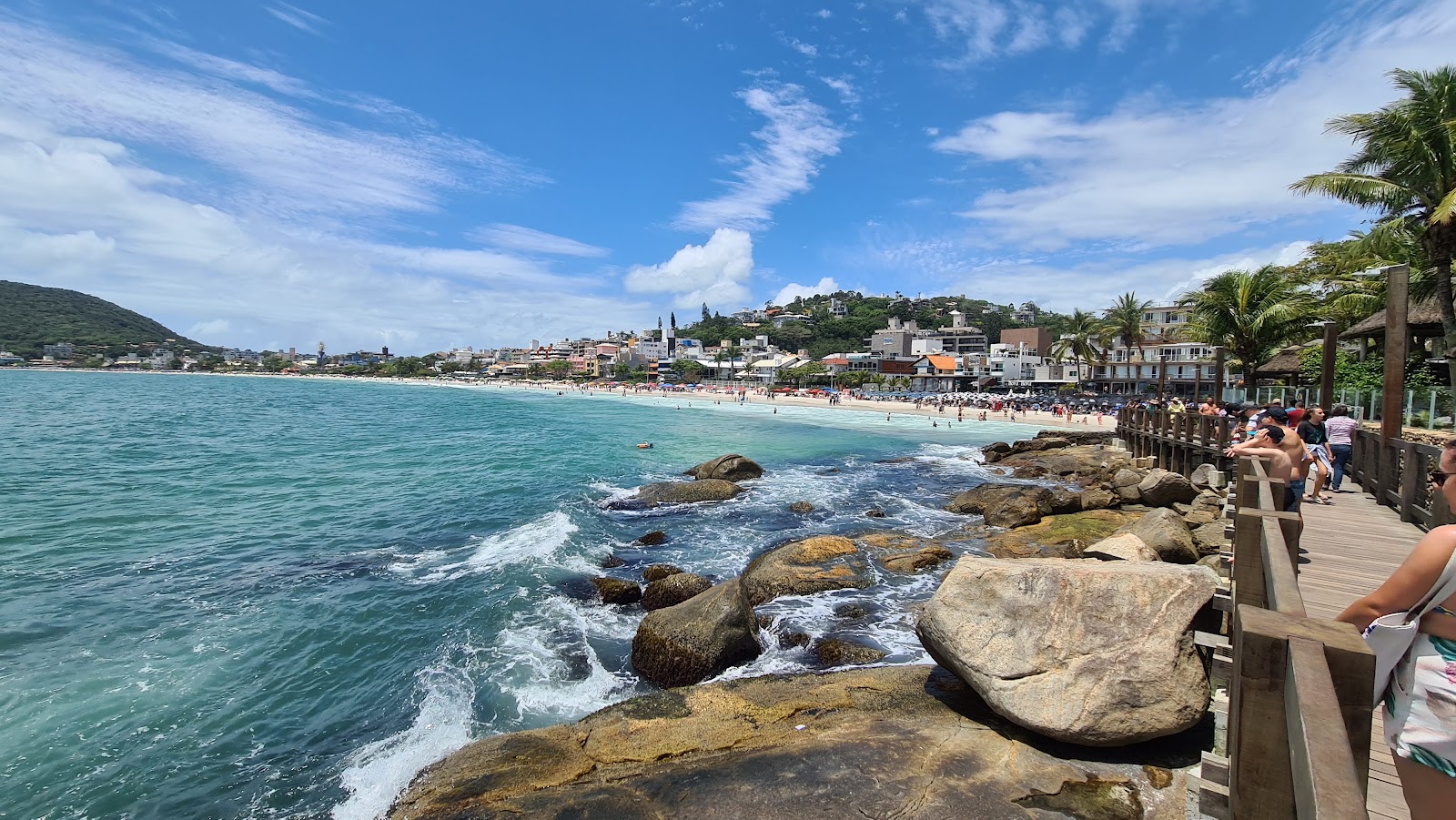 Photo de Praia de Bombas avec un niveau de propreté de très propre