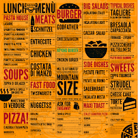 Menu du Stalet à Livigno