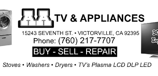 A.A TV AND APPLIANCES SALES AND REPAIRS in Victorville, California