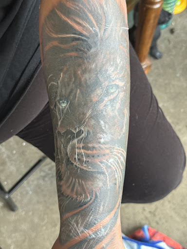 Explore men's tattoo ideas sleeve, creative tattoo ideas in Roanoke, available at Black Caesar Tattoos & Piercings