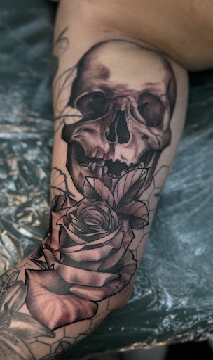 Explore fall leaf tattoo ideas, creative tattoo ideas in Sparks, available at Empire Tattoo