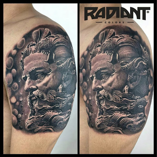 Explore libra scales tattoo ideas, creative tattoo ideas in Honolulu, available at Aloha Tattoo Waikiki Hilton Hawaiian Village Rainbow Bazaar