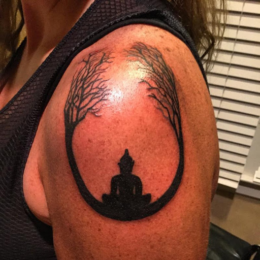 Explore hitchhiker's guide to the galaxy tattoo ideas, creative tattoo ideas in Tucson, available at Sacred Art Tattoo Studio