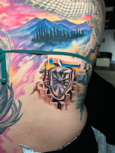 Explore frame tattoo ideas, creative tattoo ideas in Tampa, available at Emphasis Tattoo