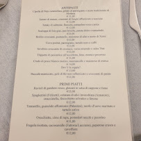 Menu du Ristorante Beccofino Brunelli Sergio à Civita Castellana