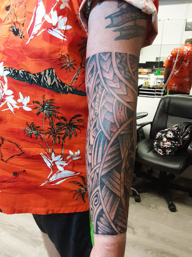 Explore collage tattoo ideas, creative tattoo ideas in Aiea, available at Sacred Art Tattoo Aiea (Formerly TNT Tattoo)