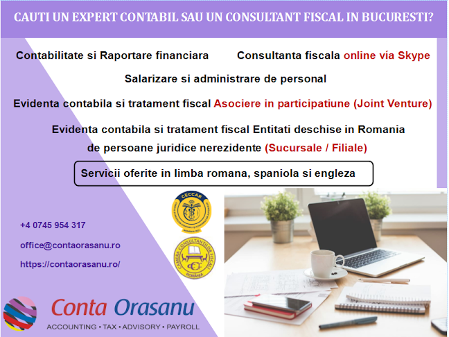 Conta Orasanu - Accounting ▪ Tax ▪ Advisory ▪ Payroll - <nil>