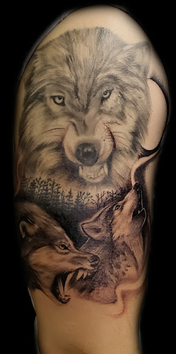 Explore barber pole tattoo ideas, creative tattoo ideas in Mesa, available at Club Tattoo