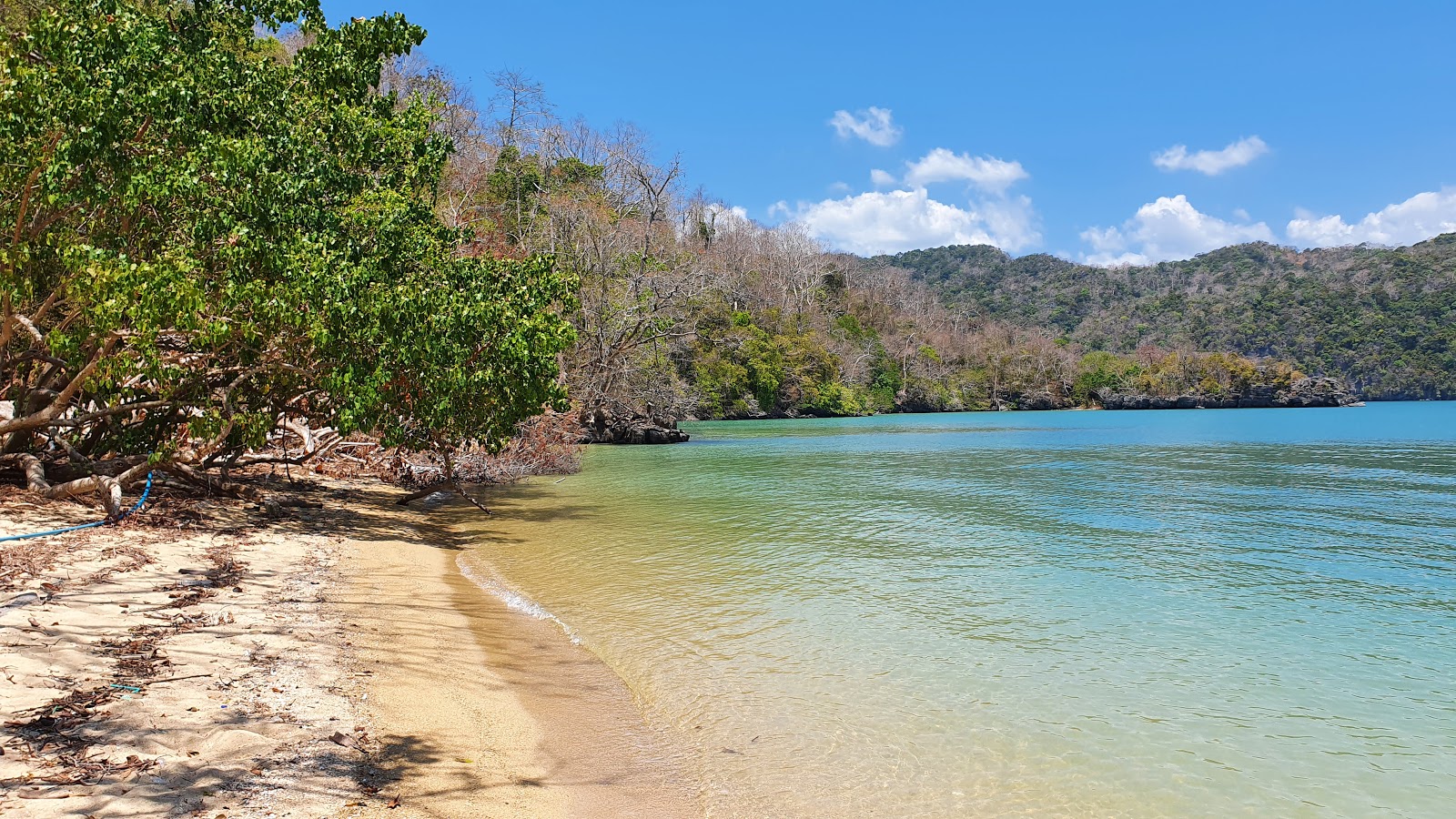 Foto von Toba Beach mit türkisfarbenes wasser Oberfläche