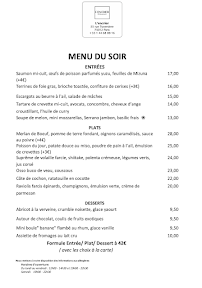Restaurant vietnamien L'Encrier à Paris (le menu)
