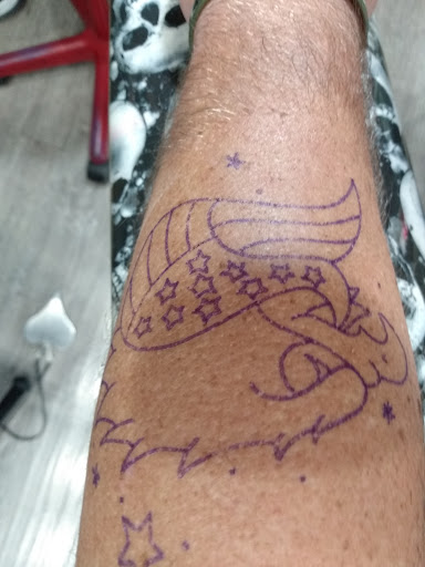 Explore timeline tattoo ideas, creative tattoo ideas in Paducah, available at The Tattoo Shop