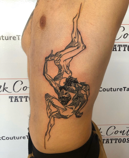 Explore female chest tattoo ideas, creative tattoo ideas in San Antonio, available at Ink Couture Tattoos