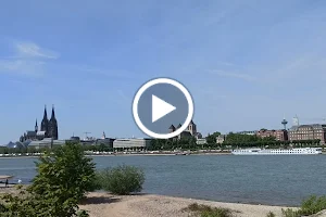 Der Strand im Rheinpark image