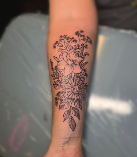 Explore elephant thigh tattoo ideas, creative tattoo ideas in Warner Robins, available at Untold Pain Tattoo Studio