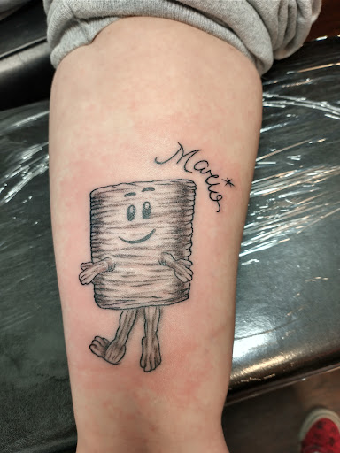 Explore diesel truck tattoo ideas, creative tattoo ideas in Seattle, available at Good Times Tattoo