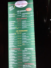 Carte du Le kiosque à pizzas à Saint-Sébastien-sur-Loire