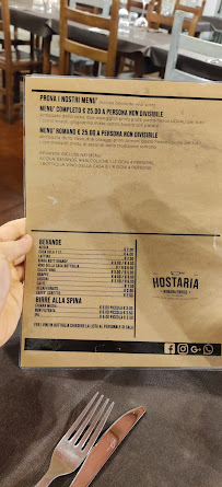 Hostaria Romana Enrico à Rome menu