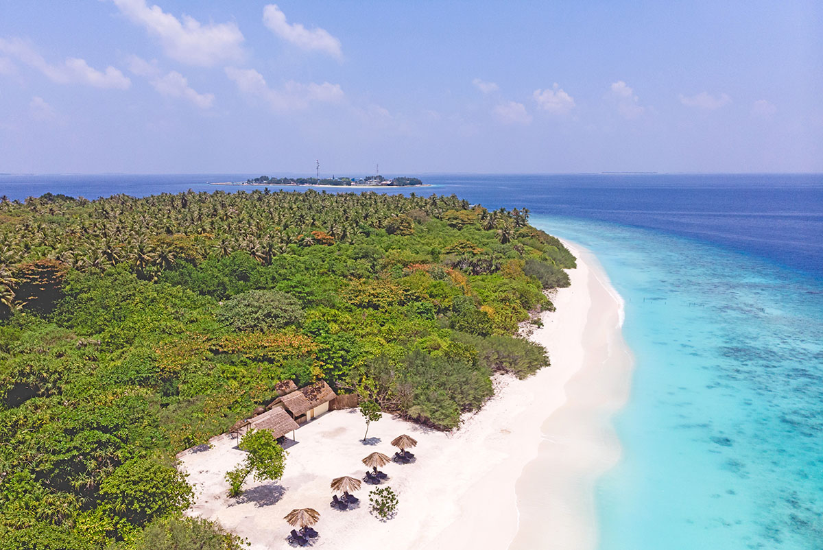 Foto von Hulhumeedhoo Beach mit geräumige küstenlinie