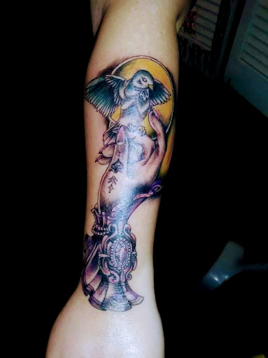 Explore butterfly and rose tattoo ideas, creative tattoo ideas in Muncie, available at Obscura Tattoo shop and Oddity Collective