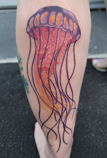 Explore galaxy tattoo ideas black and white, creative tattoo ideas in Myrtle Beach, available at Elite Ink Tattoos of Myrtle Beach