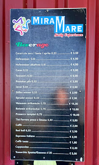 Restaurant italien mira~mare~sicily experiens à Klütz (le menu)